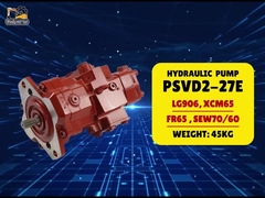 발굴기 PSVD2-27E 수압 펌프 LG906 XCM65 FR65 SEW70 주 펌프