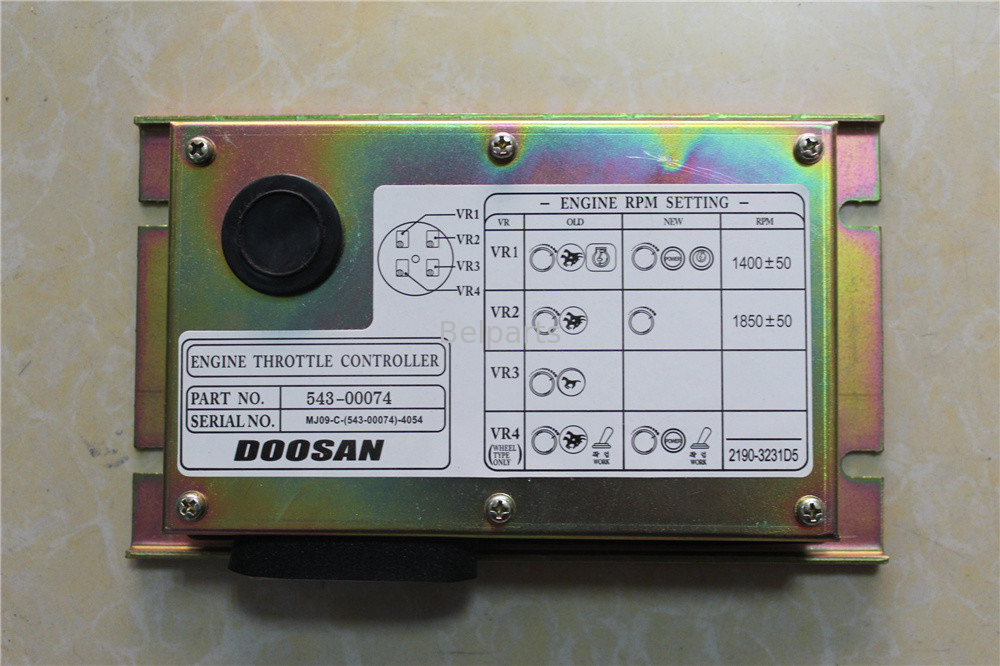 543-00074 굴삭기 제어기 DH130 DH220LC-7 SL130 SL500LC-V  집단 조립  디스플레이 패널