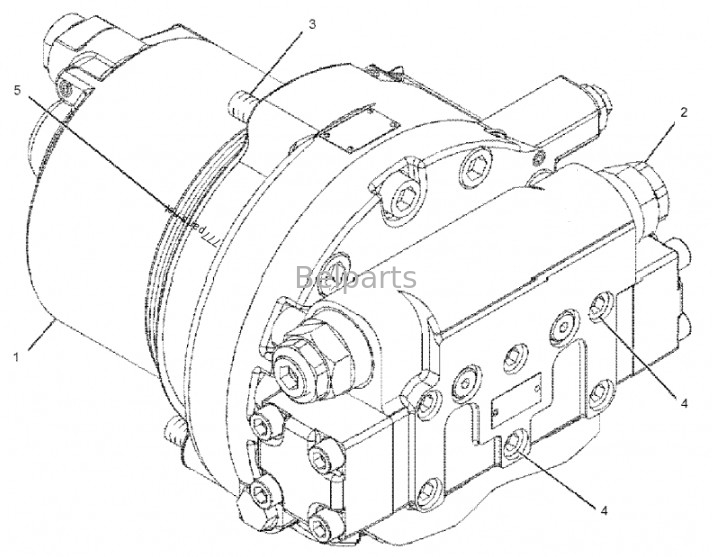 발굴기 여행 모터 Assy E325 E329D 최종 드라이브 Assy 2042674 199-4521 227-6138 227-6116 267-6796