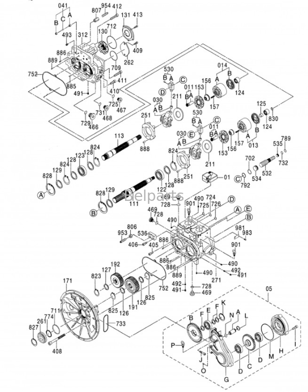 ZX470-5G 수압 펌프 Belparts 히타치에 대한 발굴기 주 펌프 4633472 9184686