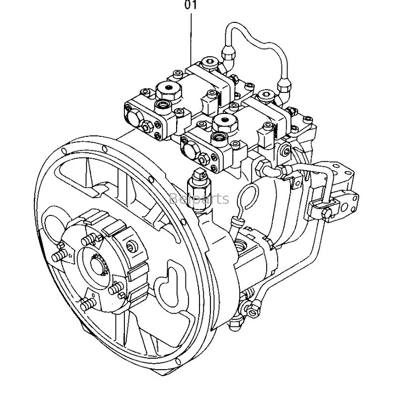 EX200-5 EX210-5 EX220-5 EX230-5 히타치 발굴기 부품 9150726 9152668 9151945 9155142 HPV0102 HPV102 주축 피스톤 펌프