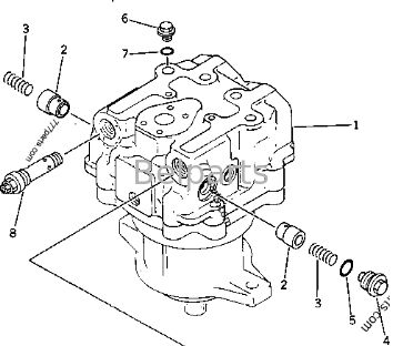 PC1000-1 PC1000LC-1 PC1000SE-1 PC1000SP-1 코마쓰 발굴기 부품 706-77-01131 706-77-01130 슬레브 모터 장치