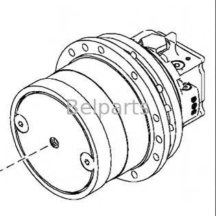 John Deere 50 50C ZTS 미니 굴삭기용 최종 구동부 4433991 4605108 유압 주행 모터 감속기