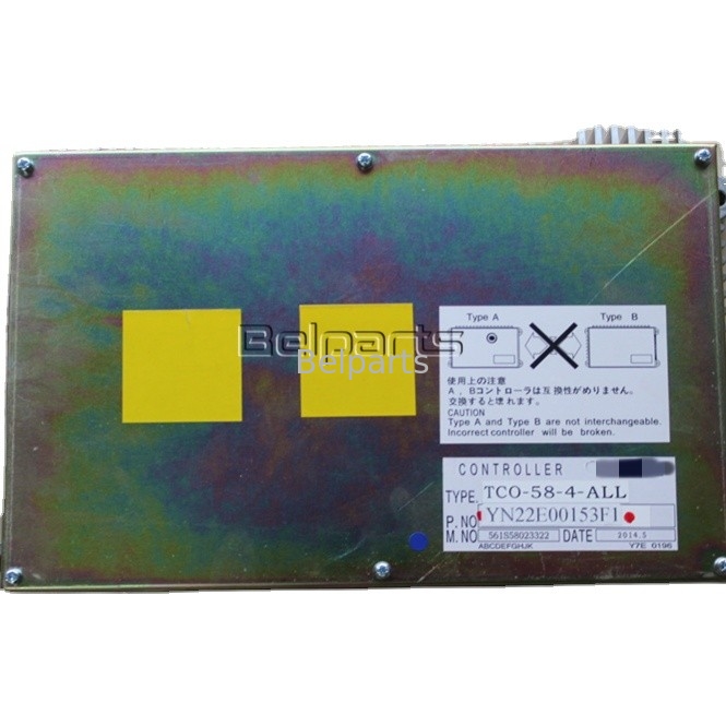 굴삭기를 위한 기계류 엔진 SK210-6 SK210-6E SK200-6E 엔진 컨트롤러 YN22E00153F1 컴퓨터 보드