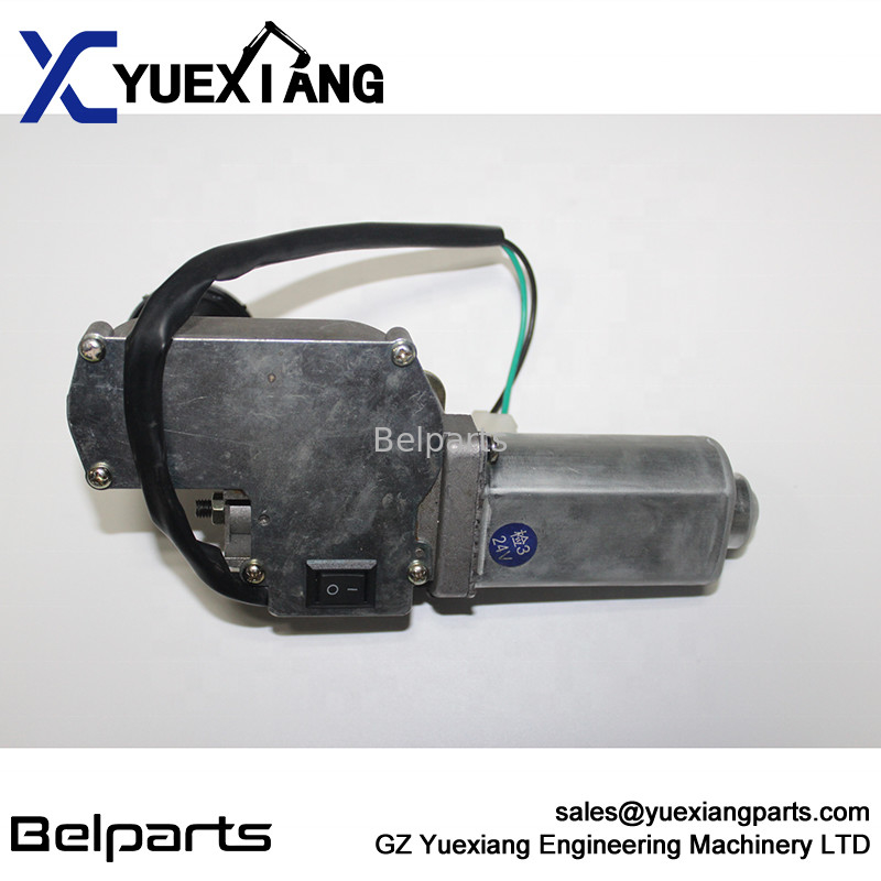 SH120-3 SH100-3 SH200-3 SH200A3 SH200을 위한 굴삭기 전기 부품 바람막이 24V 비 집회 와이퍼 모우터