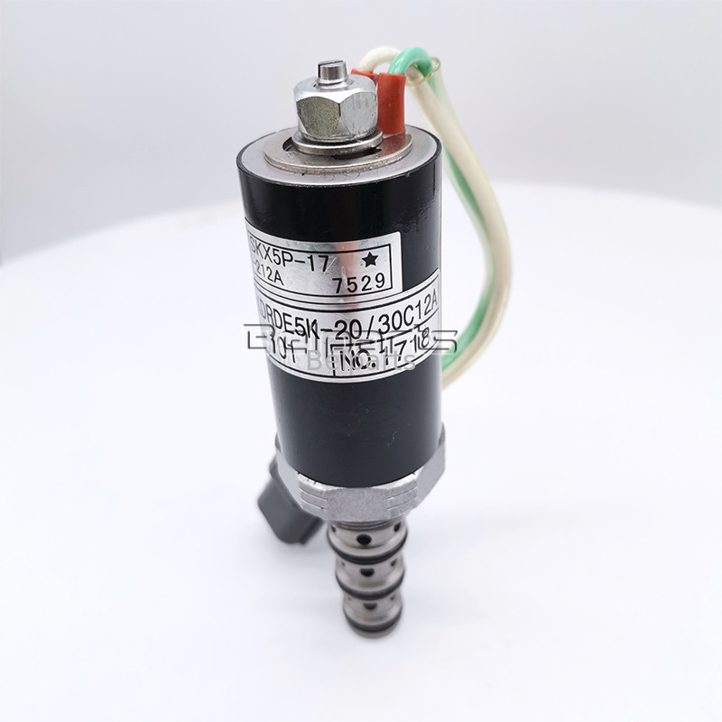 작은 수력 굴삭기 SK200-5 12A-101 12A-111 부품 G24D12 G24Y12 주펌프 솔레노이드 밸브