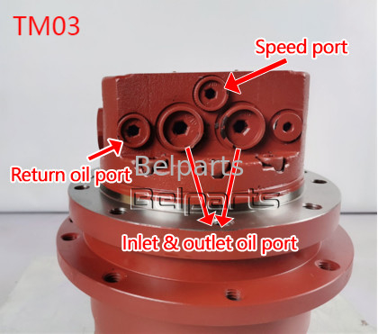 IHI28N IHI25VX IHI25NX IHI30NX Bobcat325 EC25 TM03 발굴기 부품을 위한 최종 드라이브
